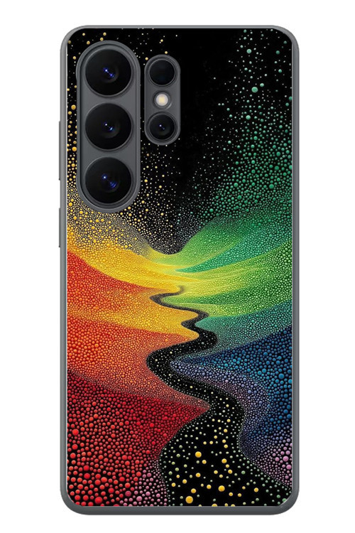 Samsung Galaxy S26 Ultra Uyumlu Renkli Yollar Baskılı Silikon Kılıf