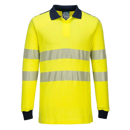FR702 - PW3 FR Modaflame Hi-Vis Polo Yaka Tişört Yanmaz Alev Almaz