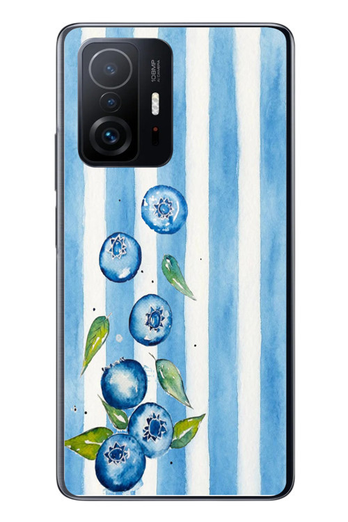 Xiaomi Mi 11 T-11 T Pro Uyumlu Yaban Mersinleri Baskılı Silikon Kılıf