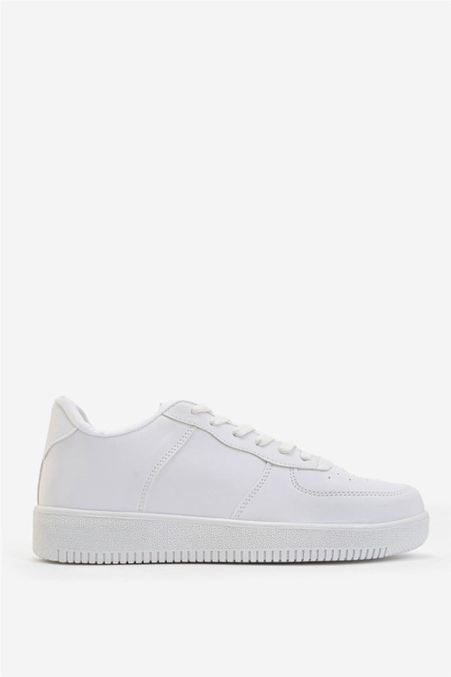 Unisex Spor Sneaker Ayakkabı BEYAZ-BEYAZ