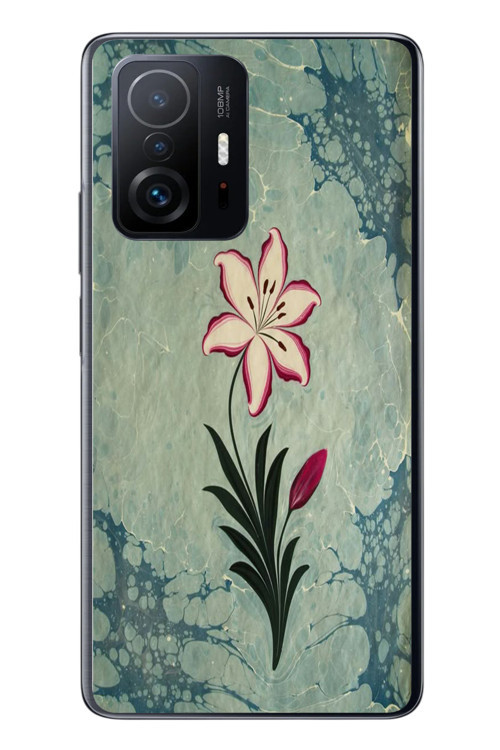 Xiaomi Mi 11 T-11 T Pro Uyumlu Çiçek Deseni Baskılı Silikon Kılıf