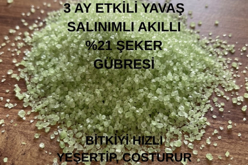 Şeker Gübresi (Amonyum Sülfat) Yavaş Salınımlı Akıllı Çim Gübresi 500 Gr.