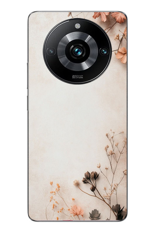 Realme 11 Pro Uyumlu Kuru Dallar Baskılı Silikon Kılıf
