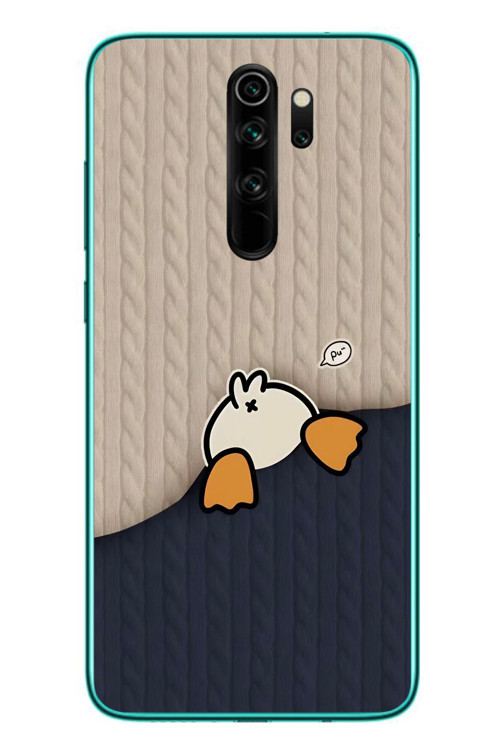 Redmi Note 8 Pro Uyumlu Şaşkın Ördek Baskılı Silikon Kılıf