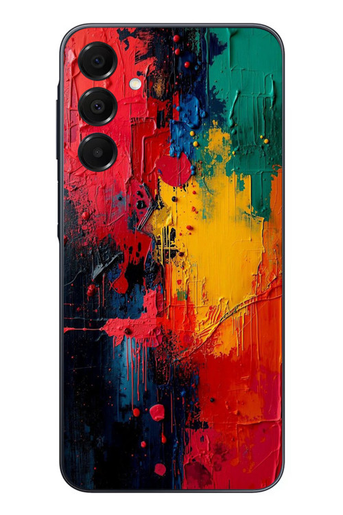 Samsung Galaxy A16 Uyumlu Renklerin Dansı Baskılı Silikon Kılıf