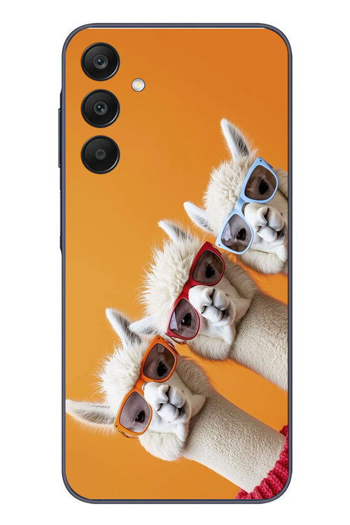 Samsung Galaxy A25 Uyumlu Lamalar Baskılı Silikon Kılıf