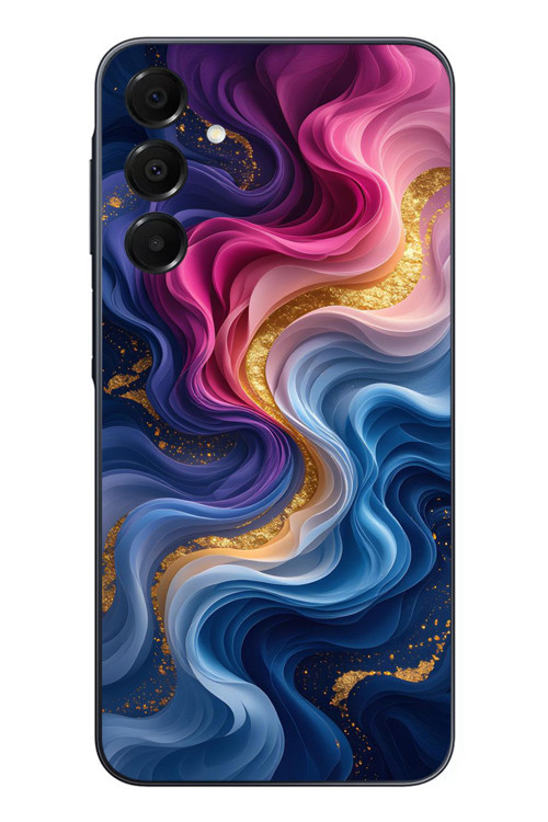 Samsung Galaxy A16 Uyumlu Renk Katranı Baskılı Silikon Kılıf