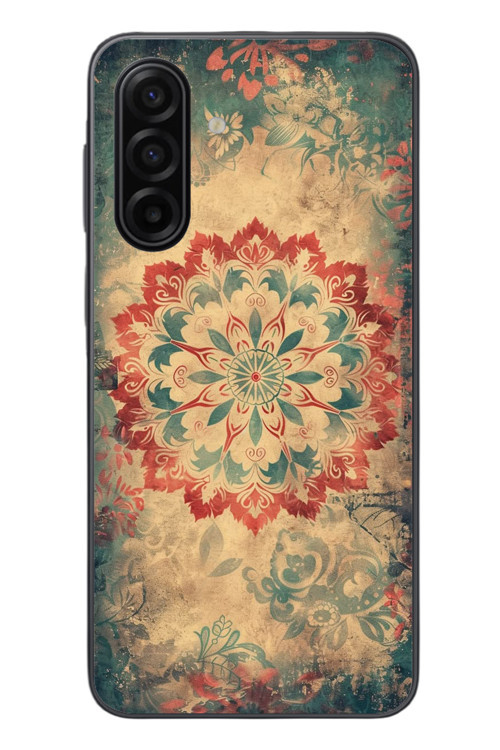 Samsung Galaxy A17 Uyumlu Ebru Çizgisel Baskılı Silikon Kılıf