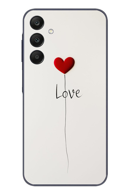 Samsung Galaxy A25 Uyumlu Love Aşk Baskılı Silikon Kılıf