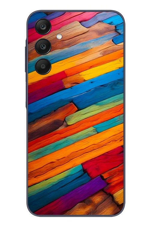 Samsung Galaxy A25 Uyumlu Renk Geçişleri Baskılı Silikon Kılıf