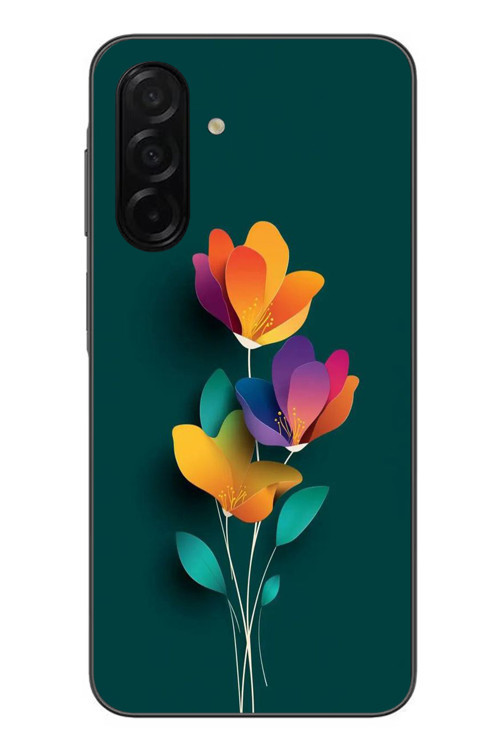 Samsung Galaxy A26 Uyumlu Modernizimin Çicekleri Baskılı Silikon Kılıf