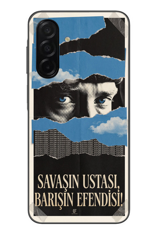 Samsung Galaxy A26 Uyumlu Savaşın Ustası Atatürk Baskılı Silikon Kılıf