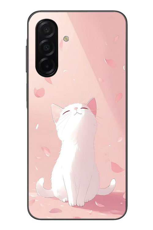Samsung Galaxy A26 Uyumlu Minnoş Kedi Baskılı Silikon Kılıf