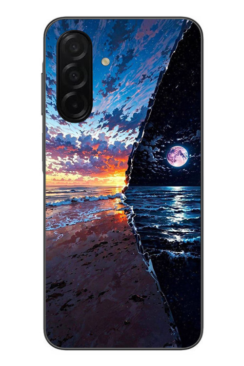Samsung Galaxy A26 Uyumlu Deniz Günbatımı Baskılı Silikon Kılıf