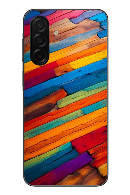 Samsung Galaxy A26 Uyumlu Renk Geçişleri Baskılı Silikon Kılıf