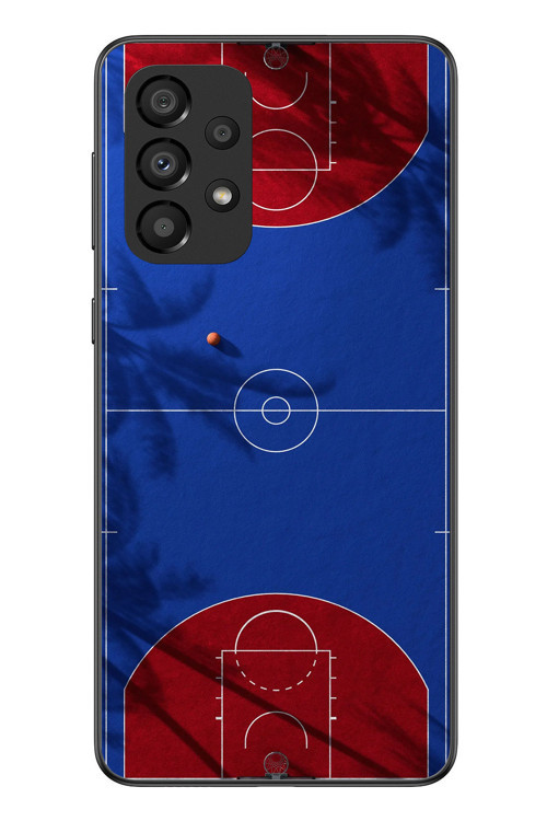 Samsung Galaxy A33 Uyumlu Basketbol Sahası Baskılı Silikon Kılıf