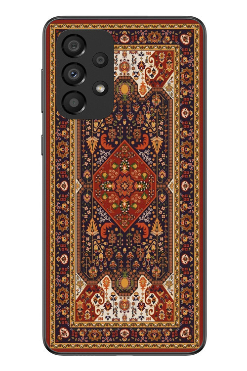 Samsung Galaxy A33 Uyumlu Anadolu Motif Halısı Baskılı Silikon Kılıf