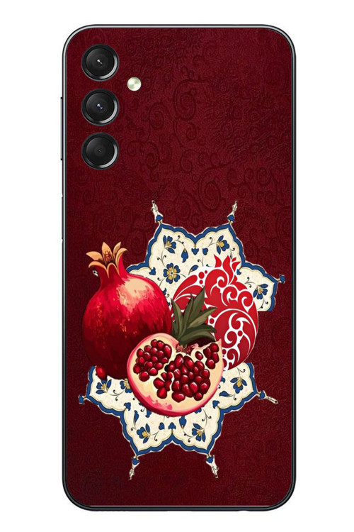 Samsung Galaxy A24 Uyumlu Nar Retro Baskılı Silikon Kılıf