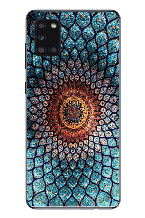 Samsung Galaxy A31 Uyumlu İran Dokuması Baskılı Silikon Kılıf