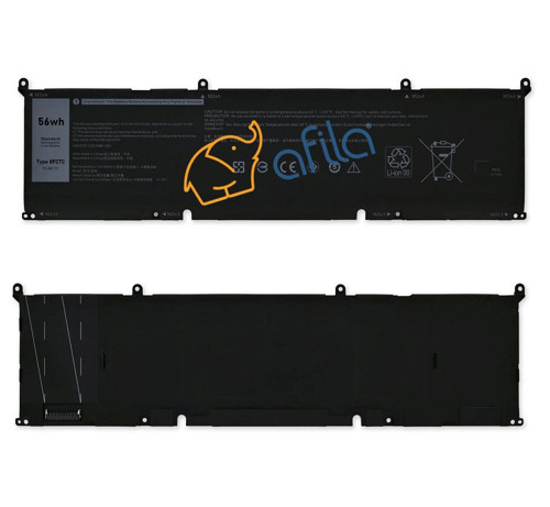 Dell DVG8M P8P1P 70N2F M59JH Uyumlu Notebook Bataryası, Laptop Pili / Ver.1-3Cell