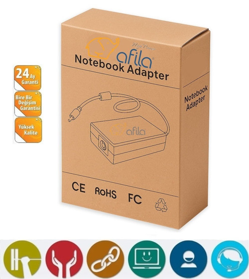 HP Pavilion 15-eh1008nt (4H0W7EA) Uyumlu Notebook Adaptörü, Şarj aleti Cihazı 65W