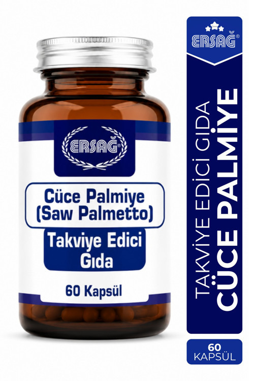 Cüce Palmiye (Saw Palmetto) Takviye Edici Gıda 60 Kapsül
