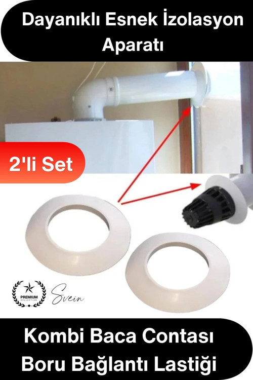 #Conta Kombi Baca Contası Boru Bağlantı Lastiği Hava Sızdırmazlık Halkası Beyaz 2'Li Paket Standart