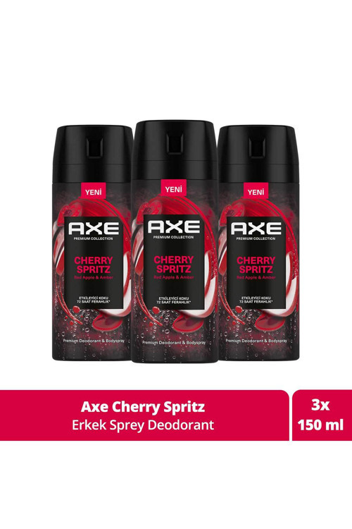 Premium Collection Erkek Sprey Deodorant Cherry Spritz 150 ml x3