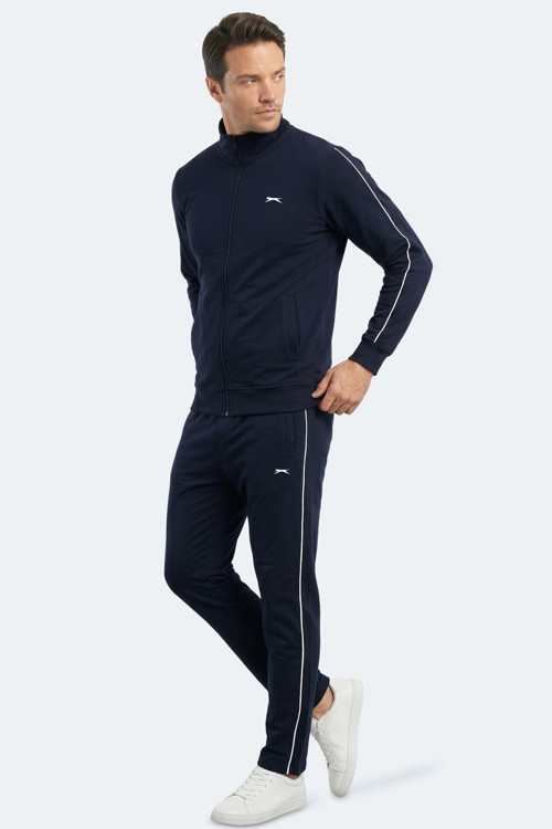 BLOWBACK Erkek Slim Fit Lacivert Eşofman Takımı