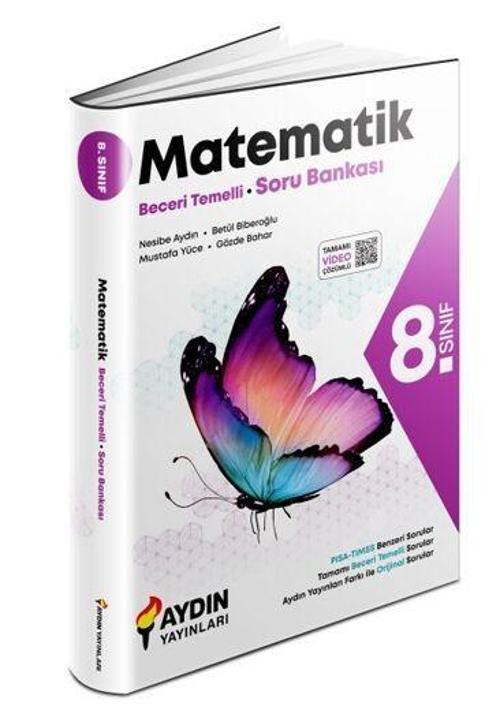 Aydın Yayınları 8. Sınıf Matematik Beceri Temelli Soru Bankası