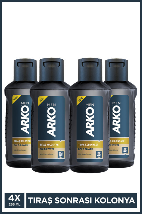 Gold Power Tıraş Sonrası Kolonya 4x255 ml