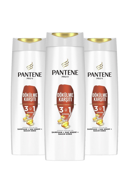 Pro-v Şampuan Dökülme Karşıtı 3'ü 1 Arada 400 Ml 3 Adet