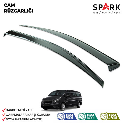 Mercedes Vito 2015- Yılı ve Sonrası Uyumlu Cam Rüzgarlığı 2 Parça