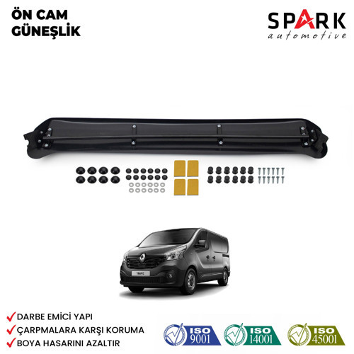 Renault Trafic 2014-2019 Yıl Aralığı Uyumlu Ön Cam Güneşliği
