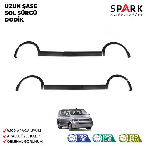 Volkswagen Transporter T5 2009-2014 Yıl Aralığı Uyumlu Uzun Şase Sol Sürgü Dodik Seti 11 Parça