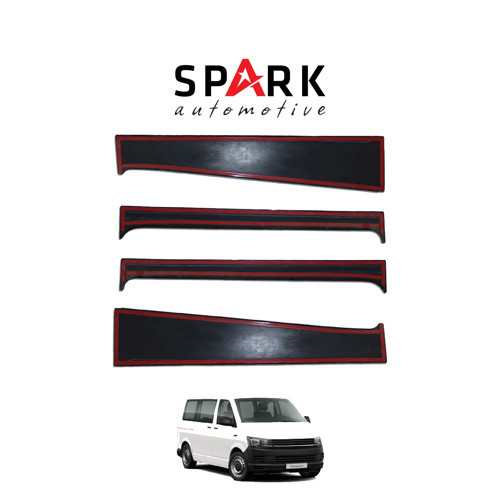 Volkswagen Transporter T6 2015-2020 Yıl Aralığı Uyumlu Ön Direk Kaplama 4 Parça