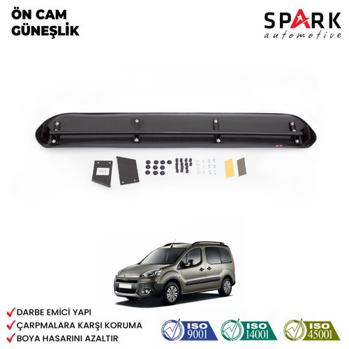 Peugeot Partner Tepee 2009-2015 Yıl Aralığı Uyumlu Ön Cam Güneşlik
