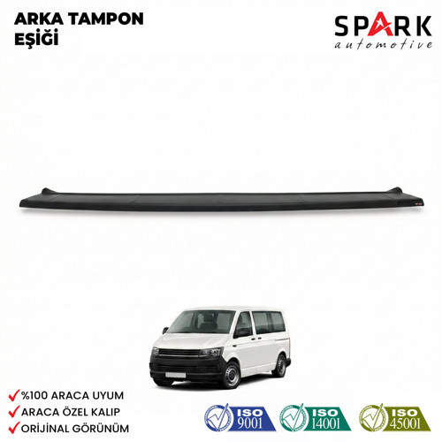 Volkswagen Transporter T6 2015-2020 Yıl Aralığı Uyumlu Arka Tampon Eşiği Mat
