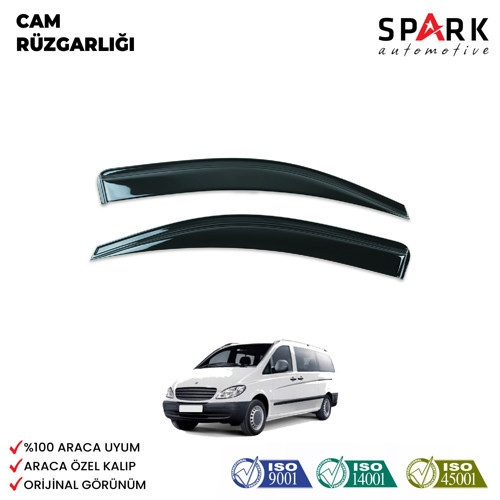 Mercedes Vito 2004-2010 Yıl Aralığı Uyumlu Cam Rüzgarlığı 2 Parça