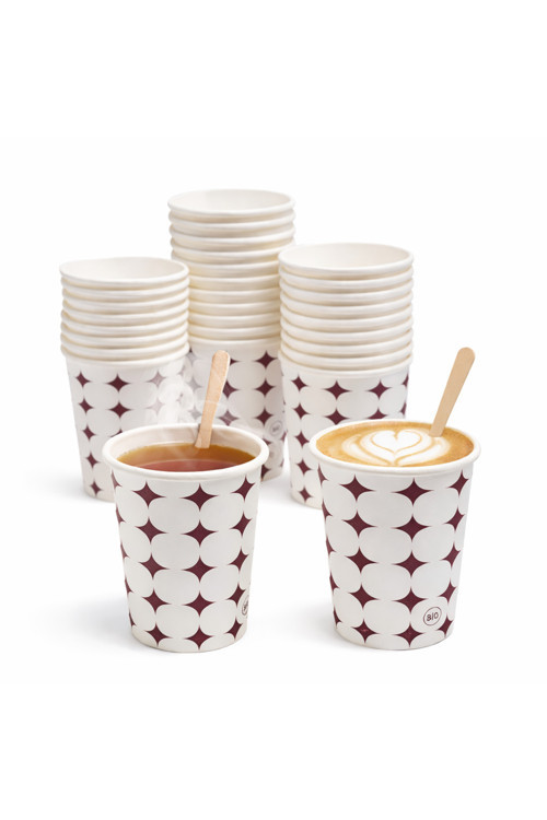 7 Oz Karton Bardak 3000 Adet Tek Kullanımlık Çay ve Kahve Bardağı 200 ml