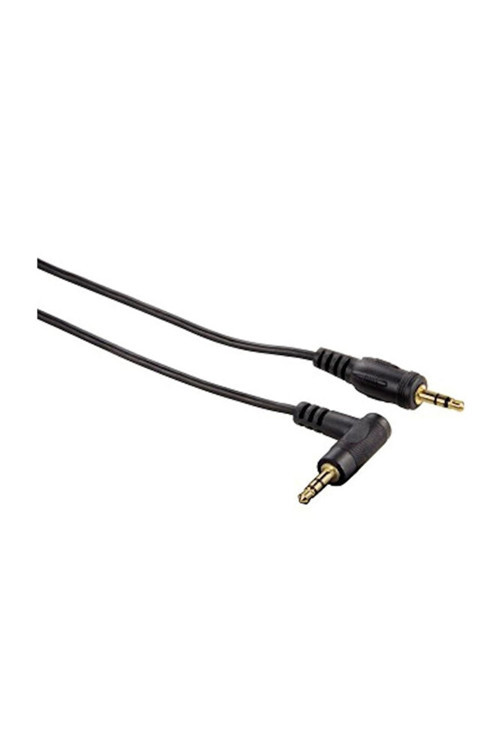 3.5Mm - 3.5Mm 0.75 M Siyah Altın Uçlu Kablo Hm-80900