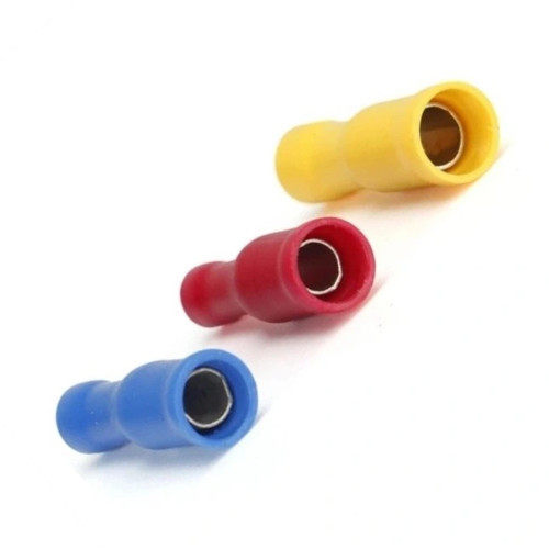 TBD - 2050 1.5-2.5mm2 İzoleli Soket Tipi Dişi Terminal Kablo Ucu Mavi 100 Adet