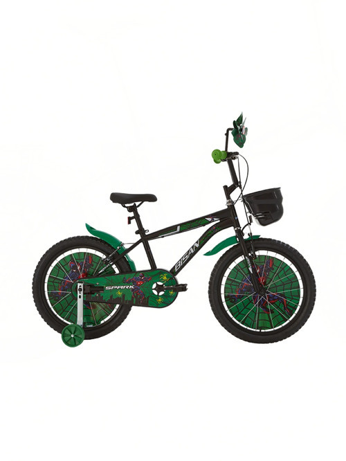 SPARK ERKEK ÇOCUK BİSİKLETİ 30 CM V 20 JANT MAT SİYAH YEŞİL