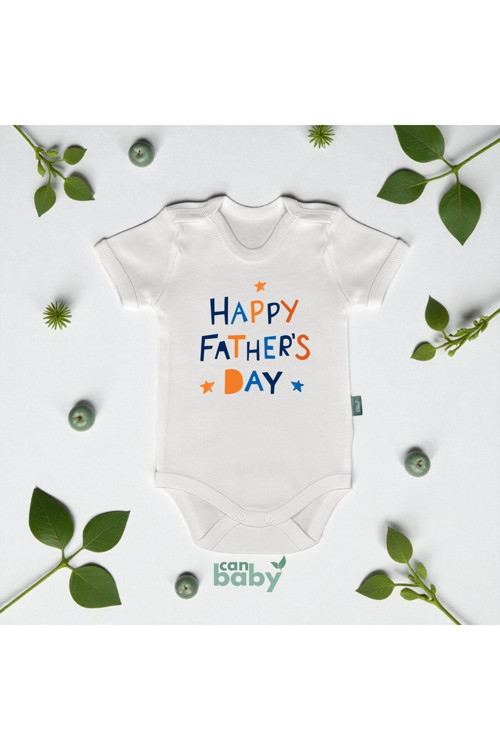 Babaya Özel Bebek Body & Zıbın Happy Father'S Day