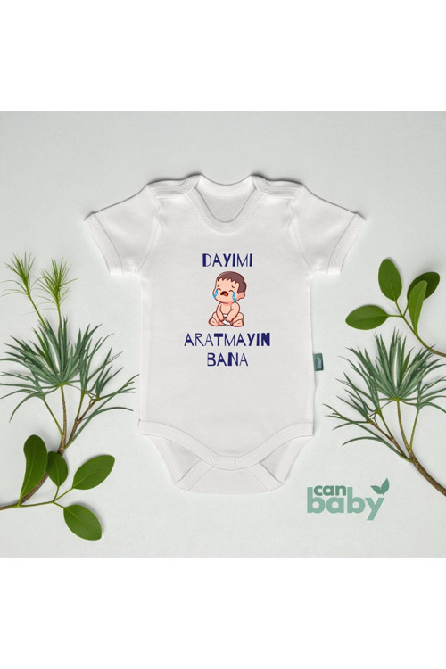 Dayıya Özel Bebek Body % Zıbın Dayımı Aratmayın Bana