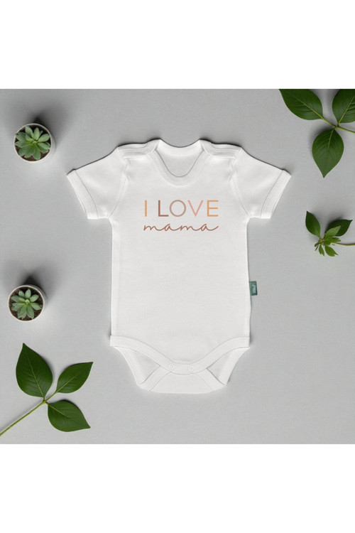 Anneye Özel Bebek Body & Zıbın I Love Mama