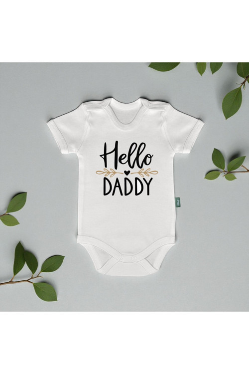Babaya Özel Bebek Body & Zıbın Hello Daddy