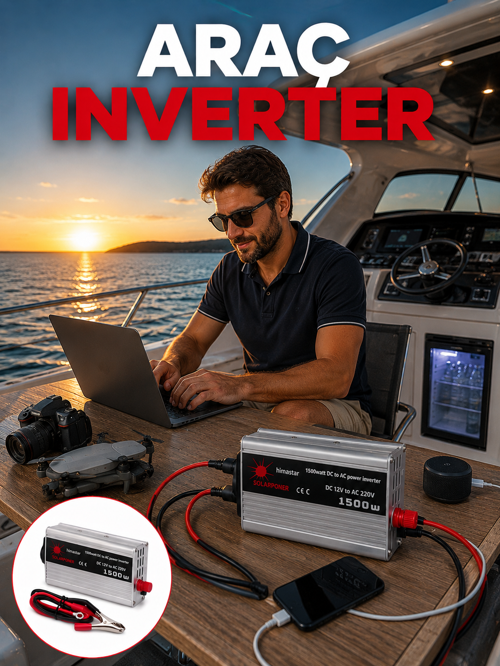 uygun 1500W Yüksek Güç Çıkışlı Araç Inverter popüler