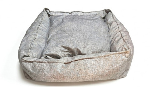 Kedi Köpek Yatak Medium Gri EN65cm-BOY65cm-YÜK.15cm