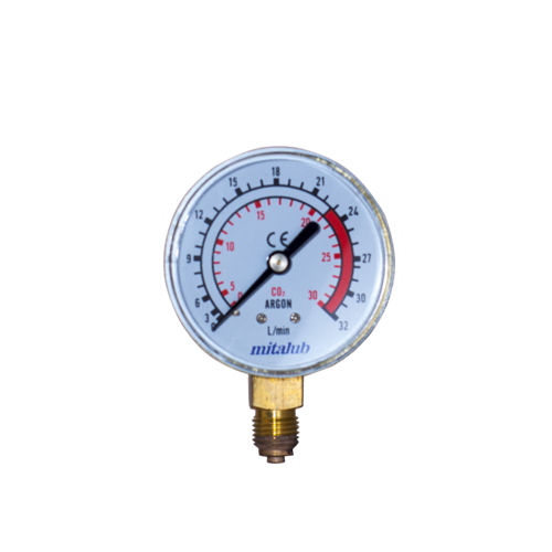 63 mm. 32 Lt/dk Argon Saati Alttan Manometre MIMA6332MB